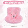 Car Seat for Dolls, Cute Safety Have a Seat with Soft Furry Cushion Pink Sofa Car Air Vents Clip Desktop Decor Chair To Display Doll Toy Ornaments