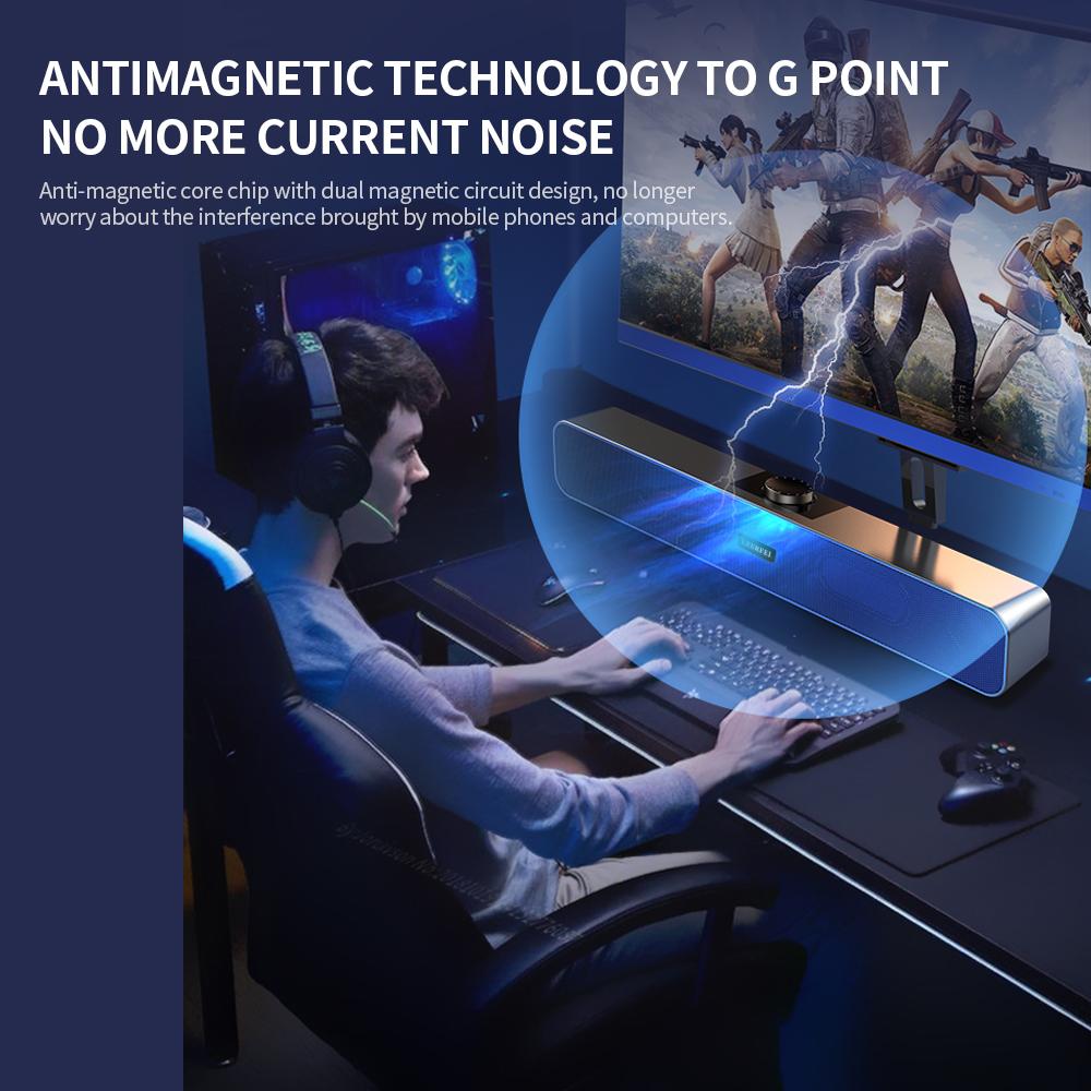 E 350BS BT Speaker High Fidelity Computer Audio Speaker Multifunctional 4D Stereo Loudspeaker Computer Desktop Speaker