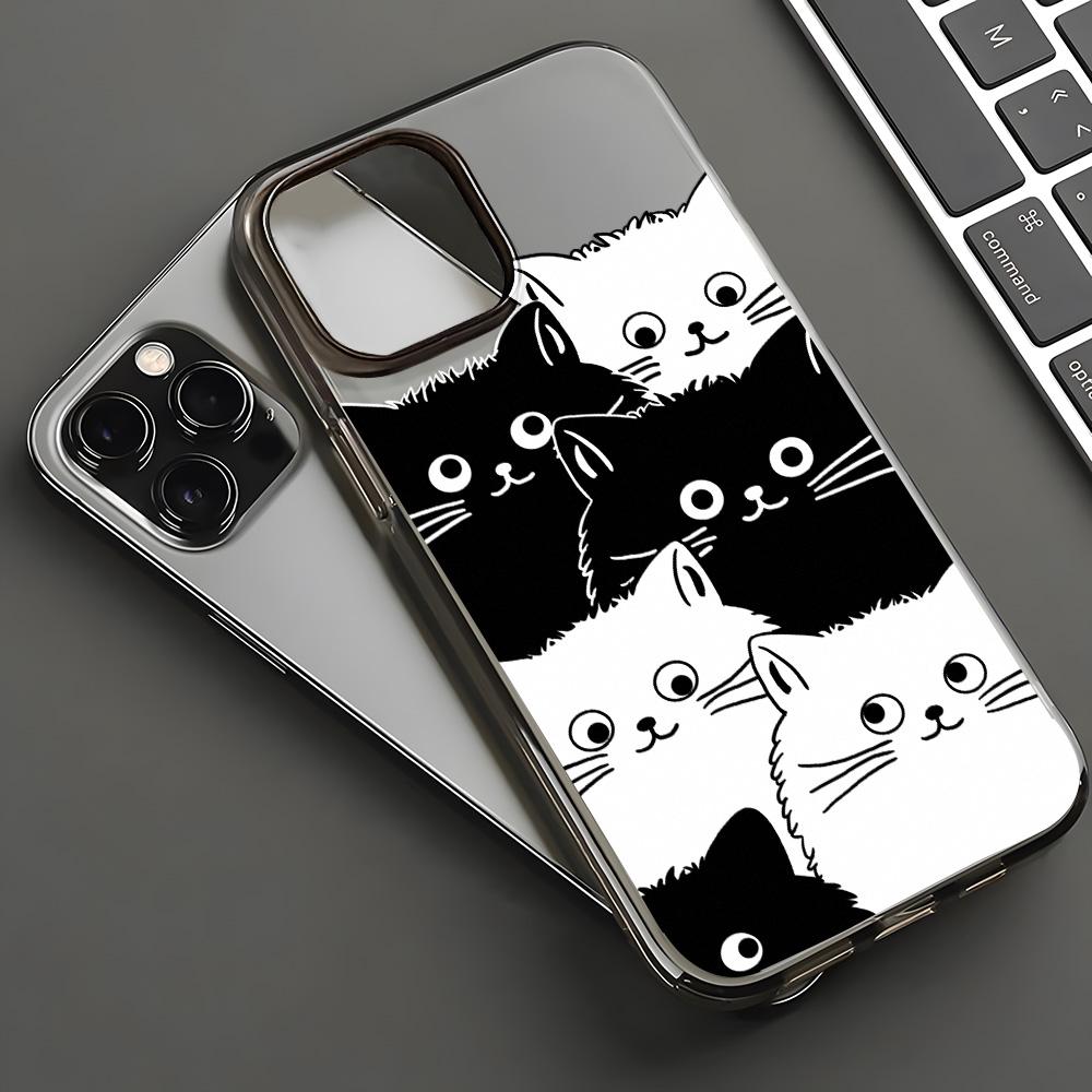 Θήκες κινητών τηλεφώνων για iPhone 11 13 15 Pro Max 12 14 Pro Max Θήκη iPhone 16 15 Plus 13 Pro 12 Frosted Texture Painted Cartoon Flowers