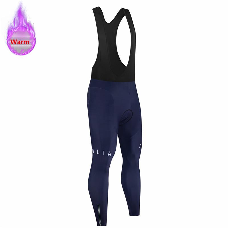 Italia Winter Thermal Fleece Long Sleeve Cycling Jersey Set Bib Pants Ropa Ciclismo Bicycle Clothing MTB Bike Mens Pro Team Suit