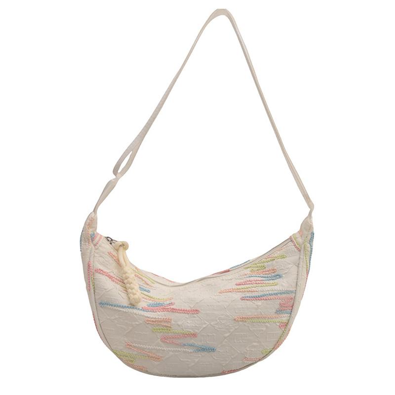 Nylon Messenger Crossbody Bags Trendy Ladies Dumpling Bag Casual Large Capacity Satchel Shoulder Bags