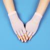 Sunscreen gloves with exposed fingers Thin women's summer driving, cycling, non-slip, anti-ultraviolet, tea picking, manicure, half-finger gloves