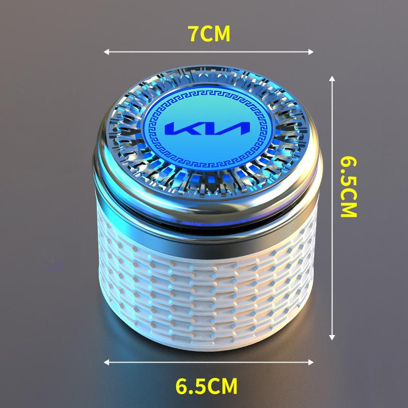 Car Ashtray LED Noctilucent Cigarette Butt Trash Box Accessories For KIA K5 K9 Sorento Ceed Sportage Carnival Stinger Forte Niro zpjm80