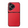 Magnetické pouzdro na telefon do auta pro Huawei Pura 70 Pro 5G Kožená textura Silikonová ochrana Nárazuvzdorný zadní kryt pro Pura 70 Pro Plus
