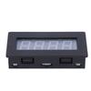 4 Digit LED Display Tachometer Multifunctional RPM Rotation Speed Tester with Cable DC 8‑15V Red Backlight