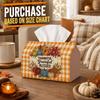 1pc Country Thanksgiving Autumn Tissue Box, Pumpkin Sunflower High Quality, Waterproof, Durable, Lightweight, Foldable Storage, Ideal for Living Room 