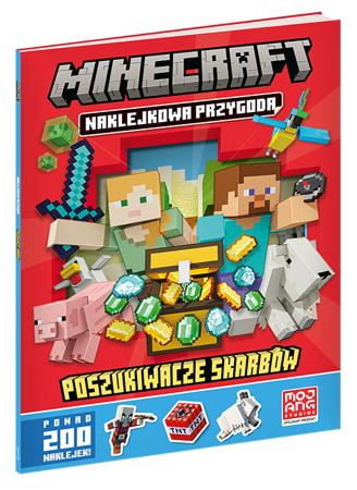 Minecraft. Naklejkowa Przygoda. Poszukiwacze Skarbów