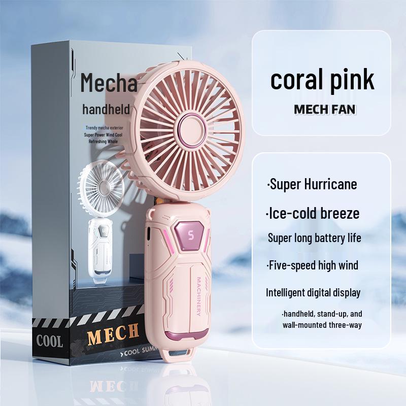 

Portable Rechargeable Mini Electric Fan - Handheld and Desktop Use for Office and Outdoor Activities 96*39*210mm