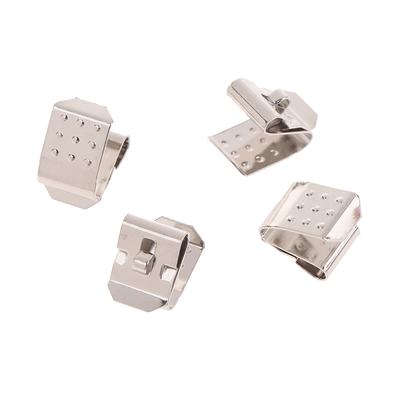 10Pcs High Quality Spring Steel With Nickel Plated Aa Snap-On Leaf Spring Battery Contact