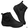 Women's Vintage Casual Short Ankle Boots Men Flat Snow Boots Shoes Vintage Booties Fashion Women Short Boot Leather