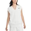 Nike Einfaches Logo V-Ausschnitt Locker Lässig Tanktop Damen Oberteile Weiß DQ6760-133