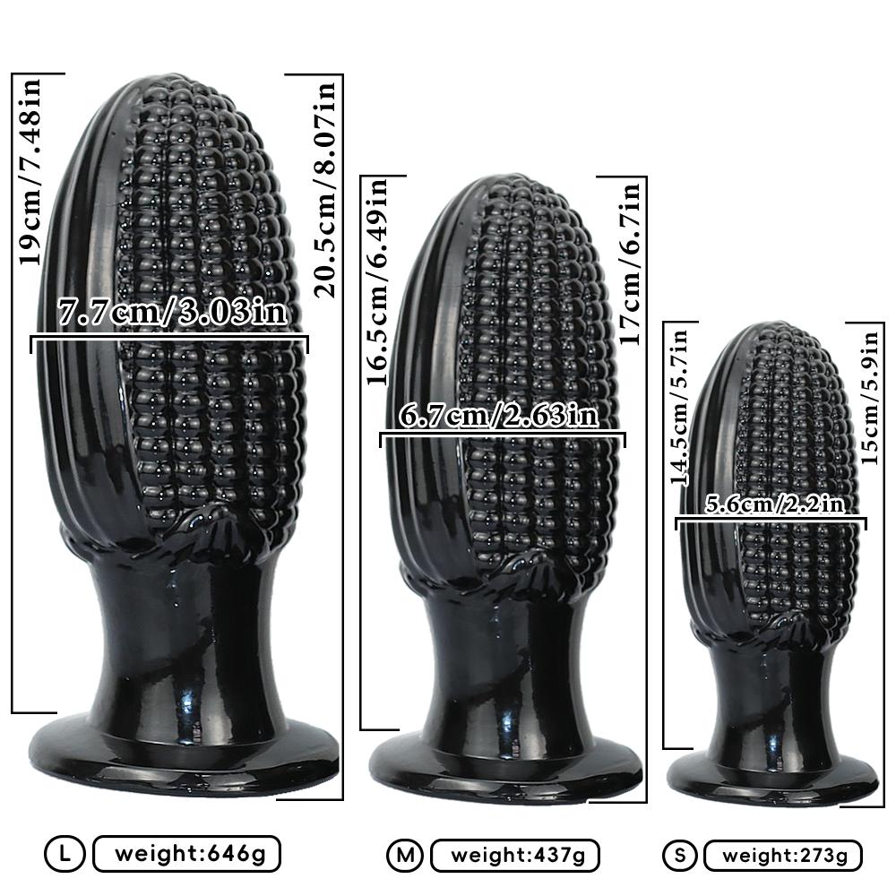 3 Sizes Anal Plug Big Buttplug Vagina Dilator G-Spot Butt Stimulator Sex Toys for Gay Couples Adult Games Women Men Masturbators