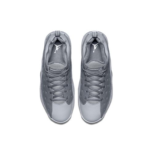 Jordan Jumpman Team II Non Slip Lightweight Mid Top Basketball Shoes Men's Gray 819175-003-