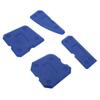 4PCS Caulk Tools Kit Silicone Glass Cement Caulking Scraper for Sealant Grout Finishing Sealing