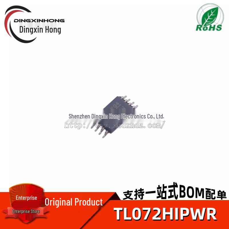 

Original TL072HIPWR TSSOP-8 FET Input Op Amp, Operating Temp Range: -40°C to 125°C.