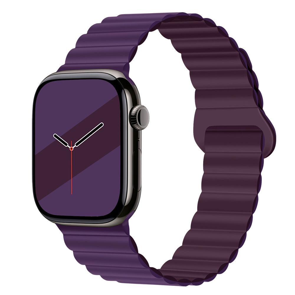 Silicone Magnetic Strap for Apple Watch 11 10 46mm 42mm Ultra 3/2 49mm Sports Bracelet iWatch 9 8 7 6 5 4 SE 45mm 44mm 41mm Band