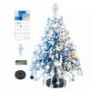 Beaded Christmas Tree Set - Decorative Holiday Tabletop Centerpiece for Christmas Home Decor