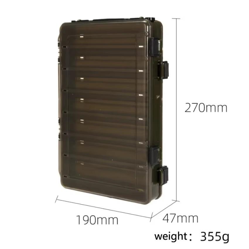 Multifunctional Storage Box Road Sub Toolbox Portable Cartridge Buckle Compartment Large Capacity Fishing Bait Box Tool Box