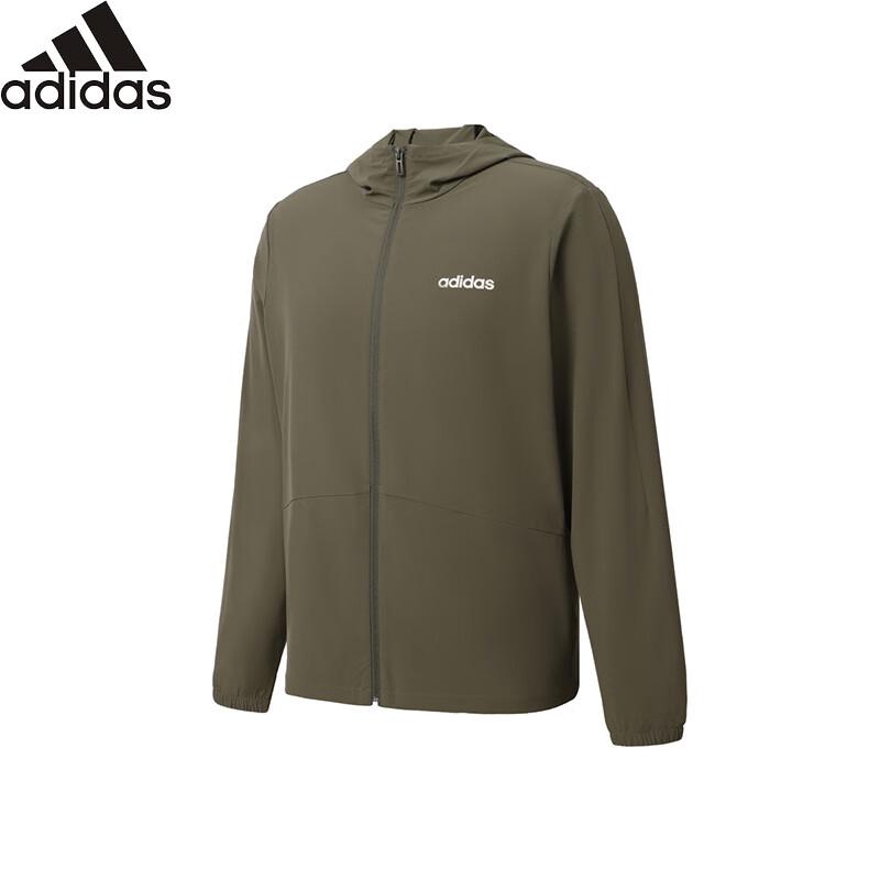 Adidas Men s Summer Woven Hooded Jacket L