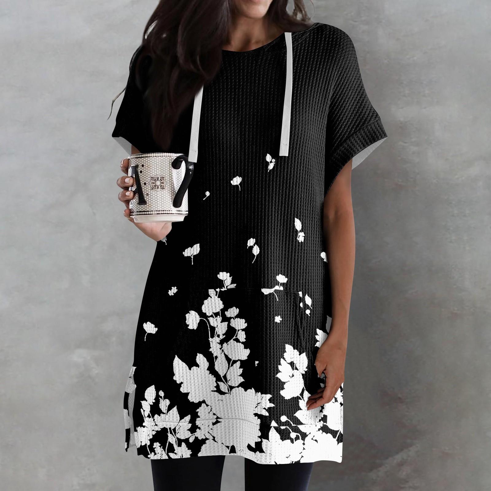 Женские свободные рубашки с принтом — фото 4