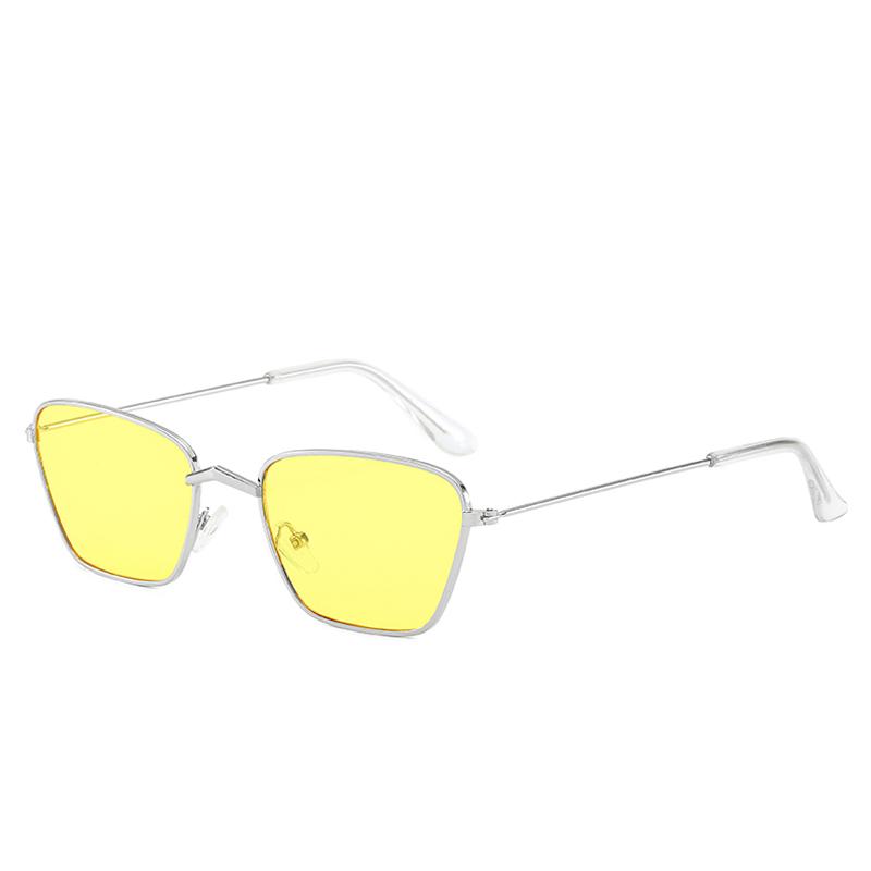 Simple Exquisite Square Metal Sun Glasses Women Men Fashion Luxury Brand Sunglasses Go Out Shopping Female Male Eyeglasses