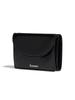 Fennec Crinkle Halfmoon Mini Wallet - Black