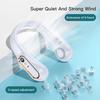 New Mini Neck Mounted Fan Portable Bladeless Neck USB Rechargeable Air Cooler 5 File Speed Summer Sports Fan Outdoor Sports Fans