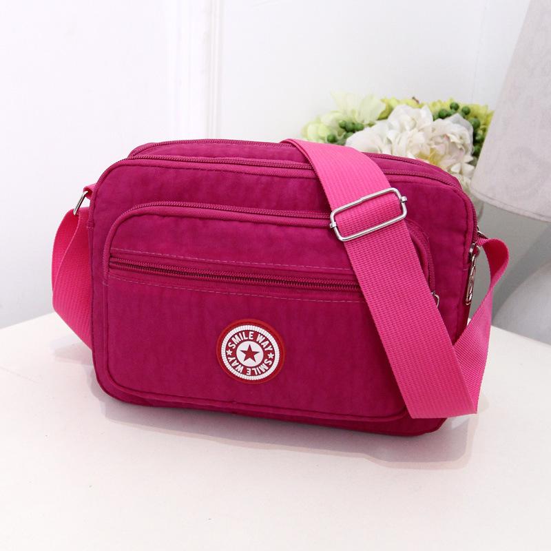 Mote Dame Messenger Bags Nylon Vanntett Crossbody Skulderveske Casual