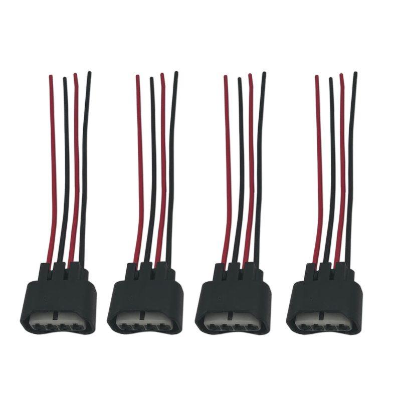 4 Ignition Coil Connector For Toyota Camry Corolla Highlander Replace the Female Ignition Coil Connector Plug Wire Harness 90980