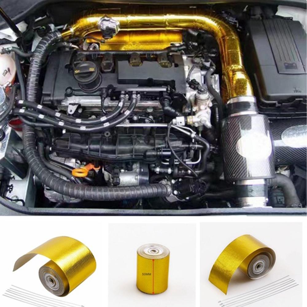 Buy Wrap Aluminum Foil High Temperature Intake Manifold Refit Self ...