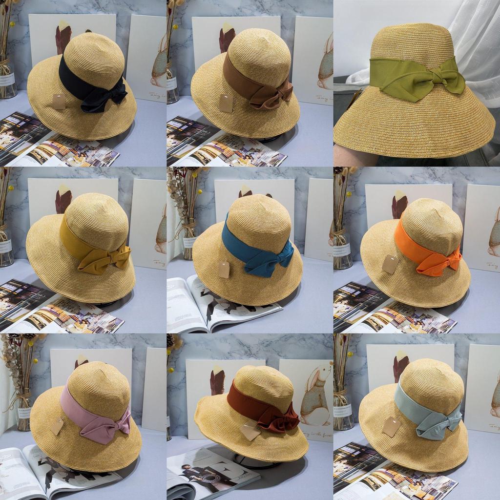 Uvcut Sun Hat For Women With Large Brim And Butterfly Bow Sun Protection Summer Fashion