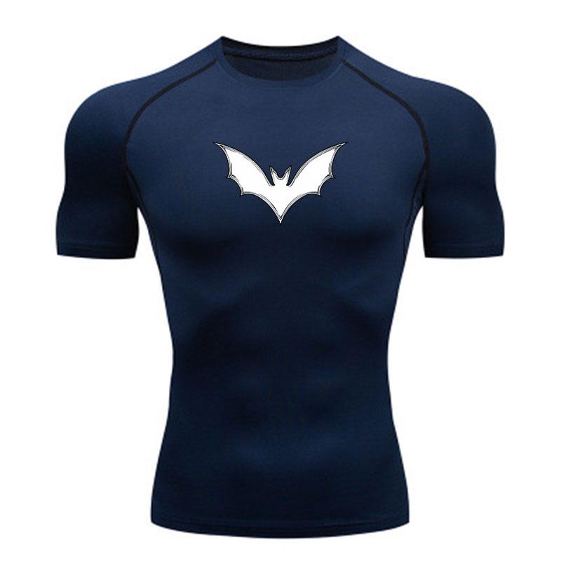 Men's Breathable Compression Fitness T-Shirt, Quick Dry Stre