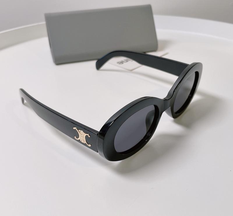 

Солнцезащитные очки женские летние очки с линзами кошачий глаз в стиле ретро чёрный