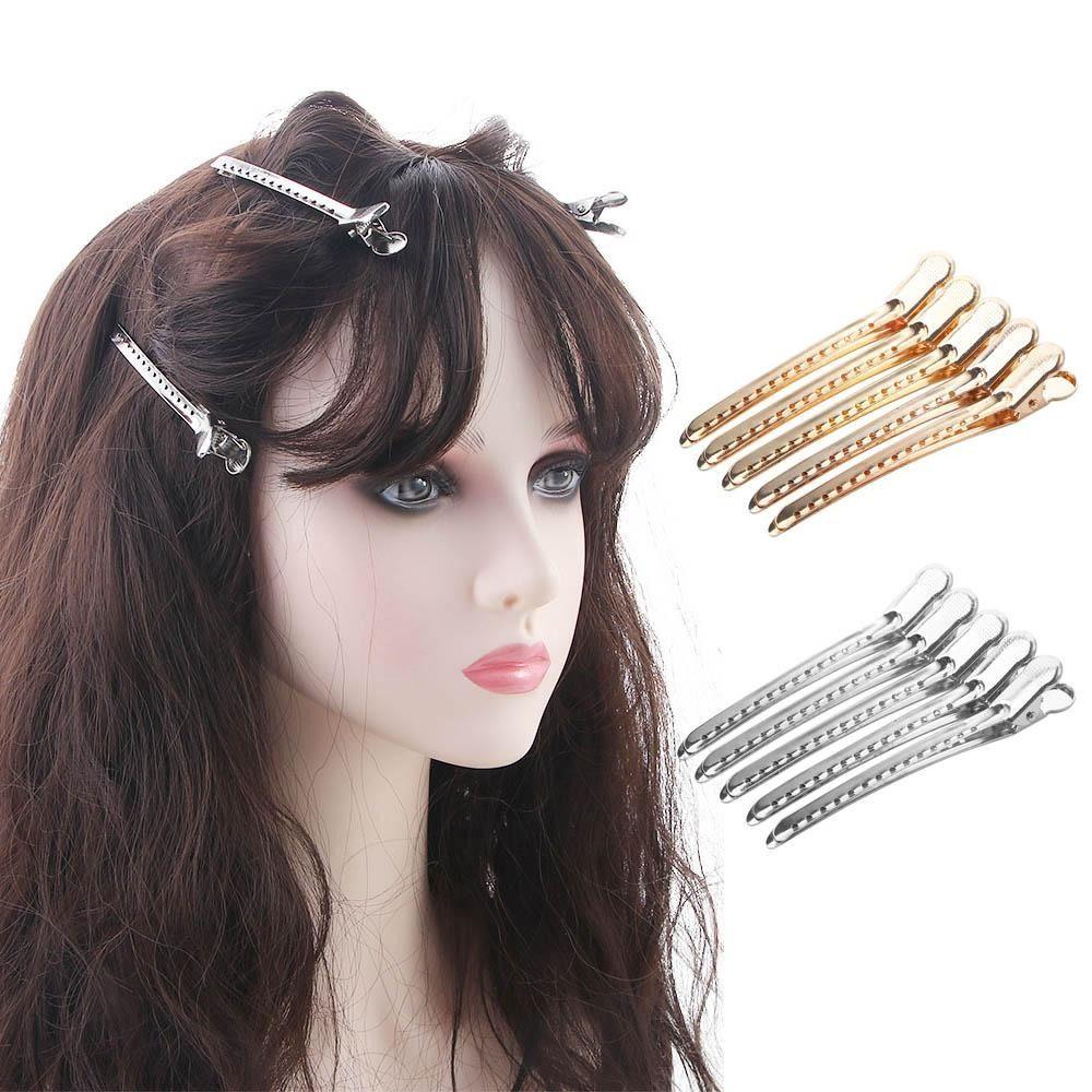 20Pcs Simple Salon Hairpin Clamps 9.5cm DIY Alligator Hair Clips Hair Care Hairdressing Duckbill Fluffy Clamps Barber