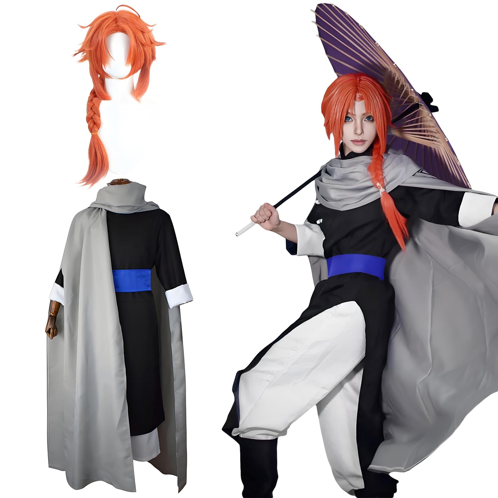 

Kamui Cosplay Yato Gintama Cosplay Costume for Cultural and Stage Performances Wig Size [Kami-Yu-Yu] Wig, Clan, Costume, Adult, Festivals, Events,
