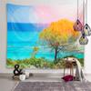 Fashionable Graffiti Tree Series Tapestry Printed Tapestry Home Decoration Wall Hanging Cloth Holiday Furnishings Beach Towel