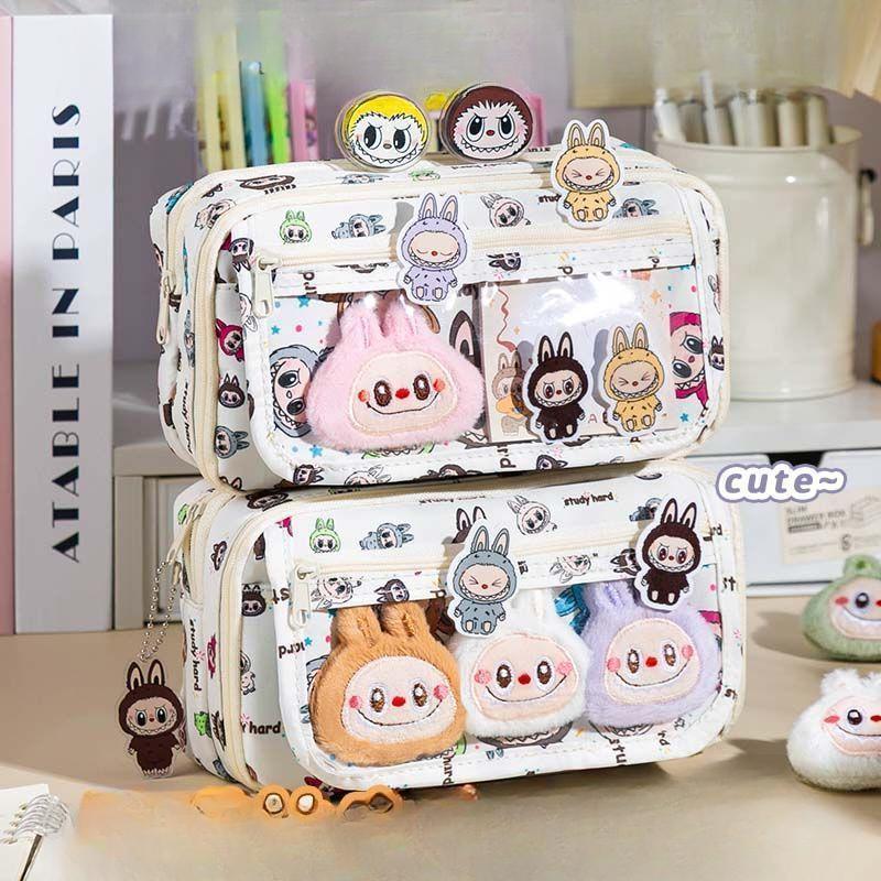 Cute Pen Case, Large-capacity Stationery Bag for Primary School Students, Dirt-resistant