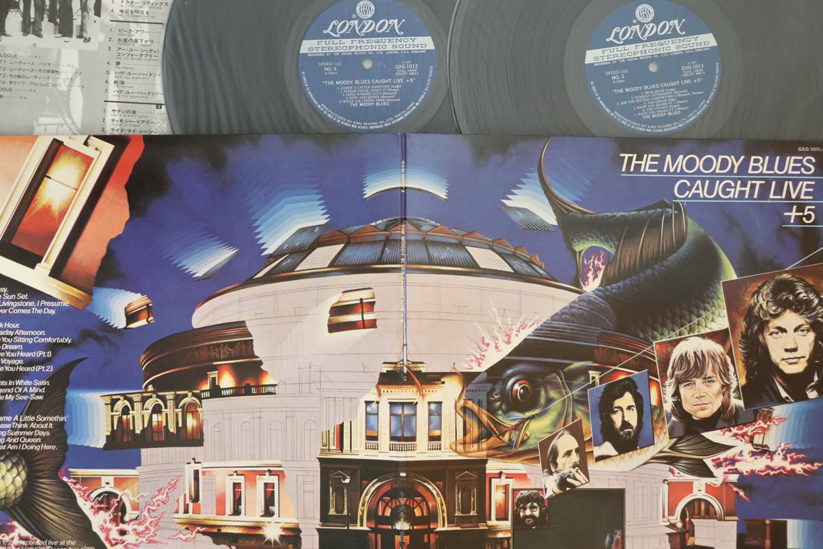 

LP Record MOODY BLUES - Caught Live +5 GXG10112 LONDON 1977 Japan Rock Used
