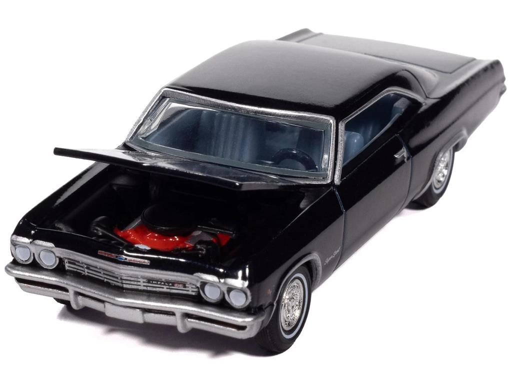 Autoworld 1/64 Chevrolet Impala SS 1965 Dark Blue Diecast Model Car [Parallel Import]