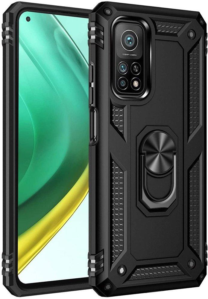 Armored case for Xiaomi Mi 10T/Mi 10T Pro, Nox Case Ring, black