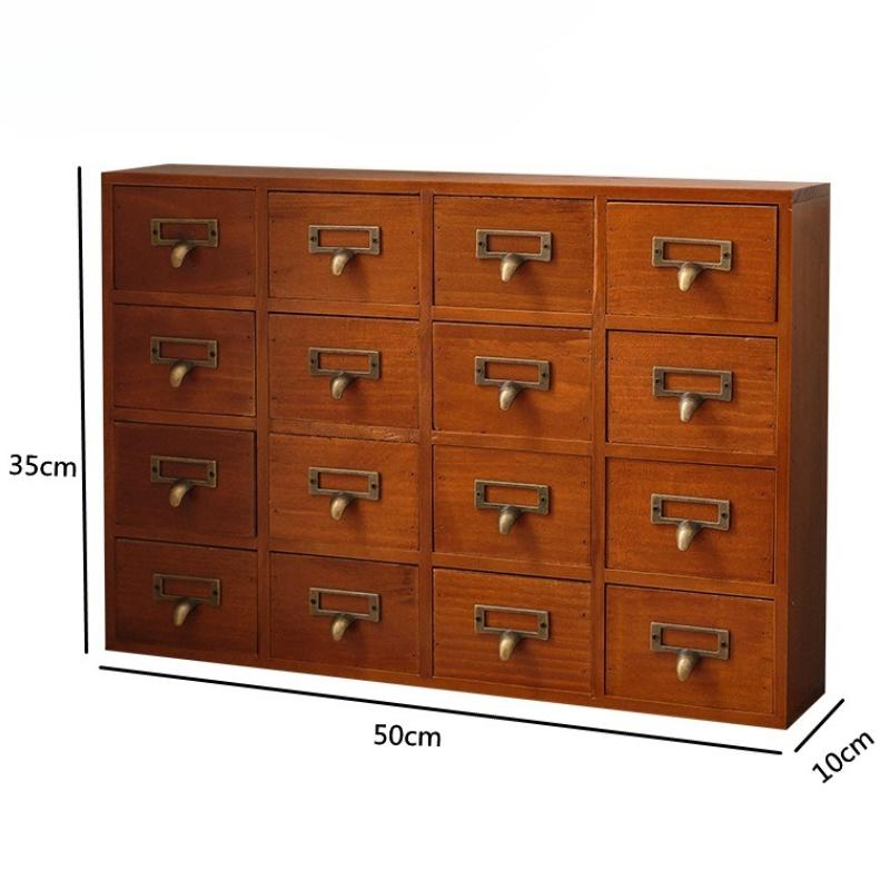 Drawer Type Storage Box Wood Organizer