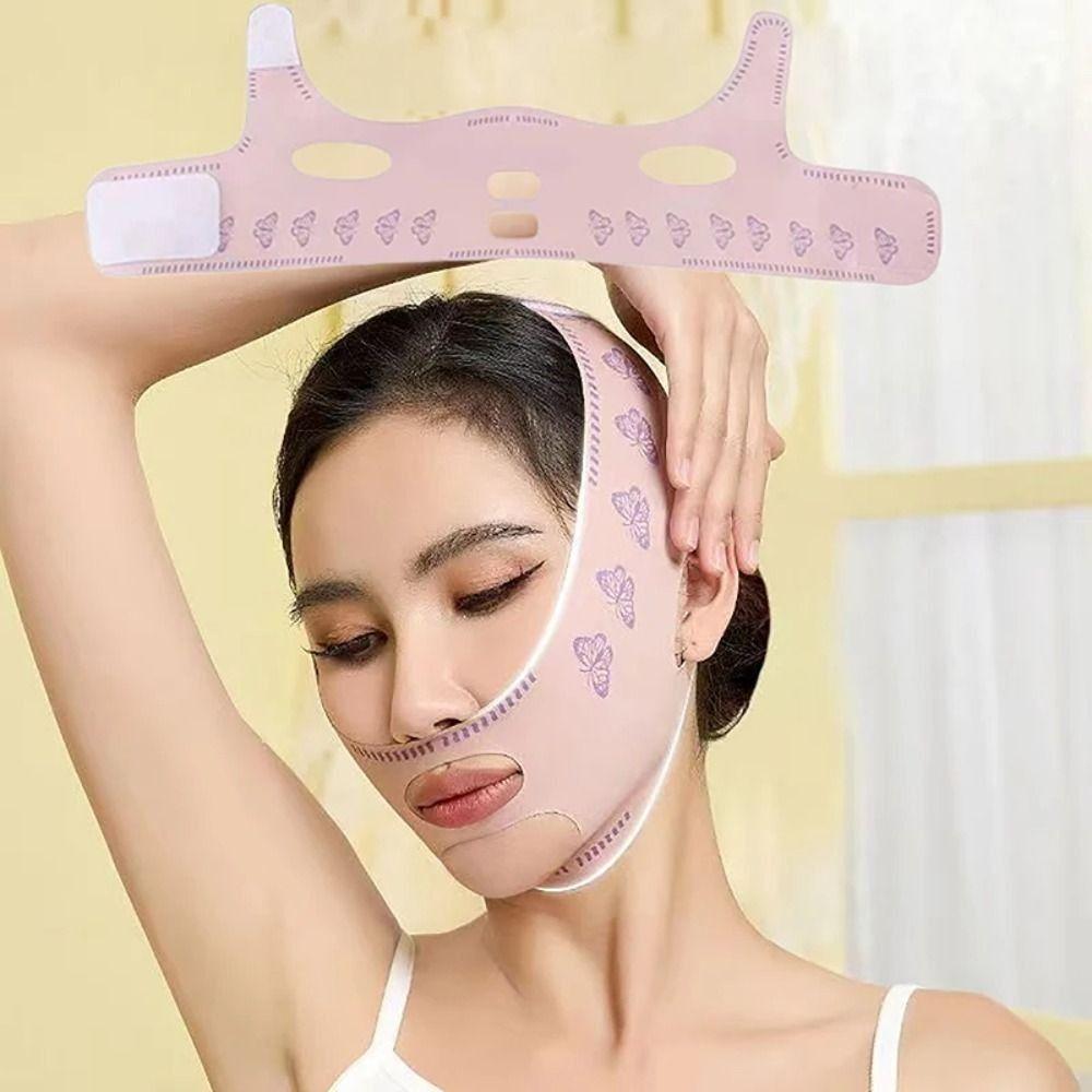 Anti-Wrinkle Lift Oval Mask Lift Up Face Slimming Strap Face Strap Belt Mask  Women