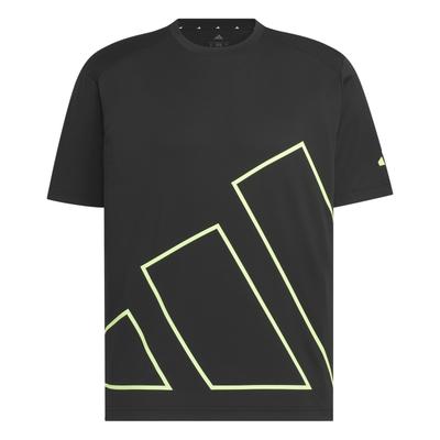 Adidas Kurzarm T-Shirt mit großem Logo Schwarz Größe Klein Herren Must-Have, (TB752) (JZ1668),