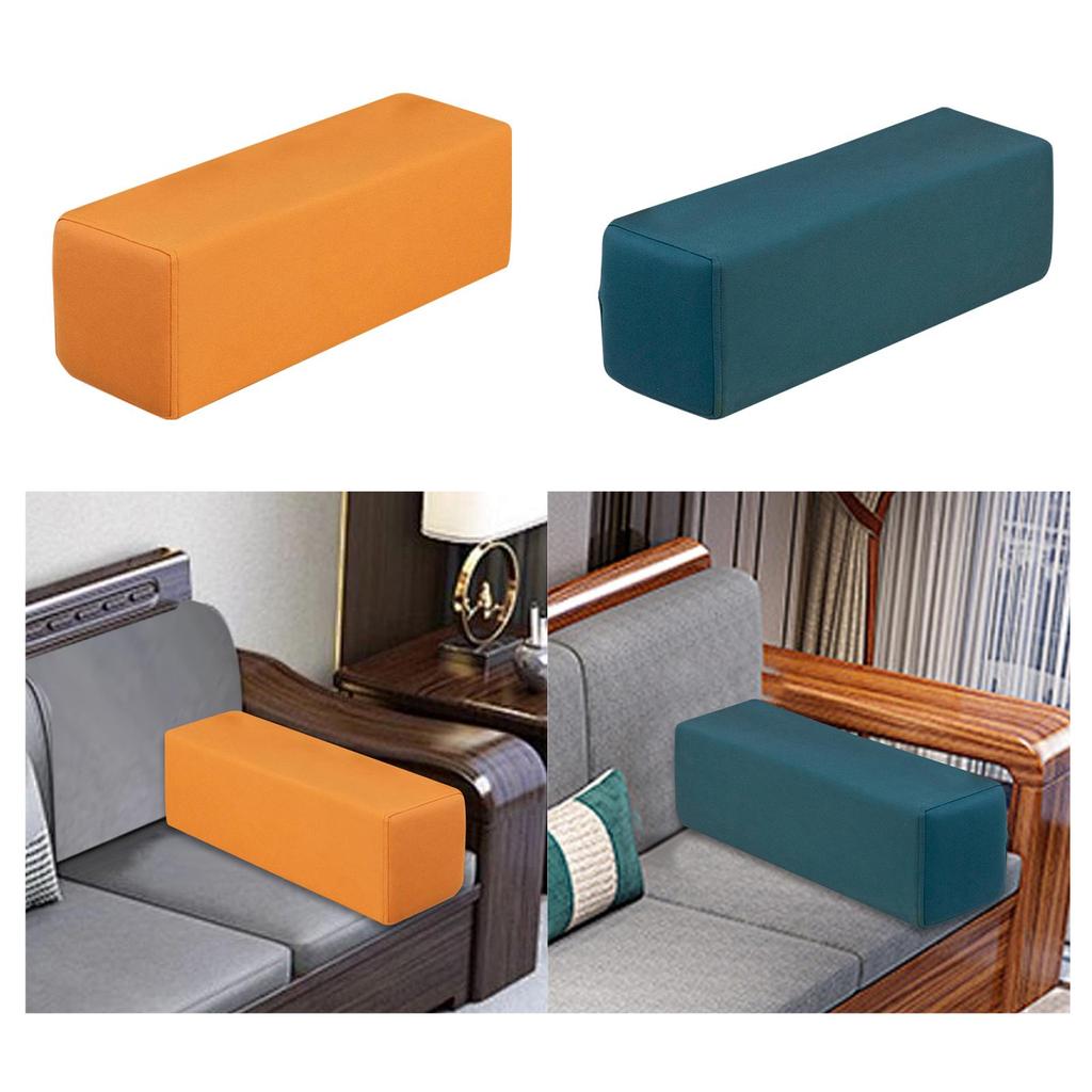 Sofa Arm Rest Pillow Cushion Multipurpose Elbow Support Pillow Rectangular Pad Armrest for Couch Sofa Car Armchair Working