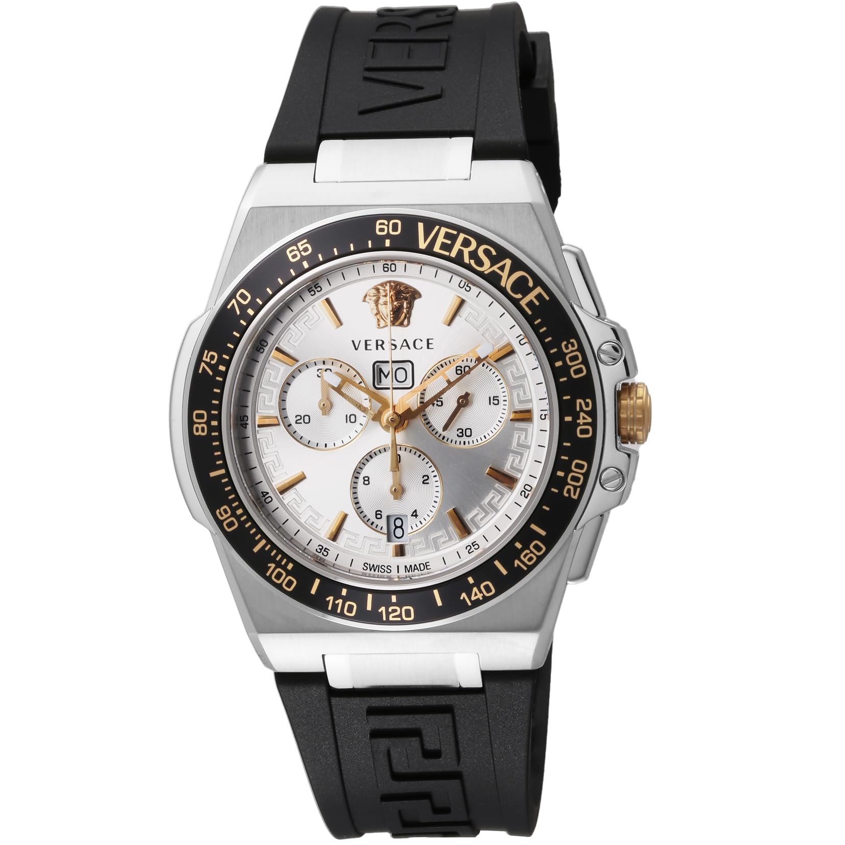 

Casual Watch Greca Extreme VE7H00123 Black [Versace] Men s [Item] срібний