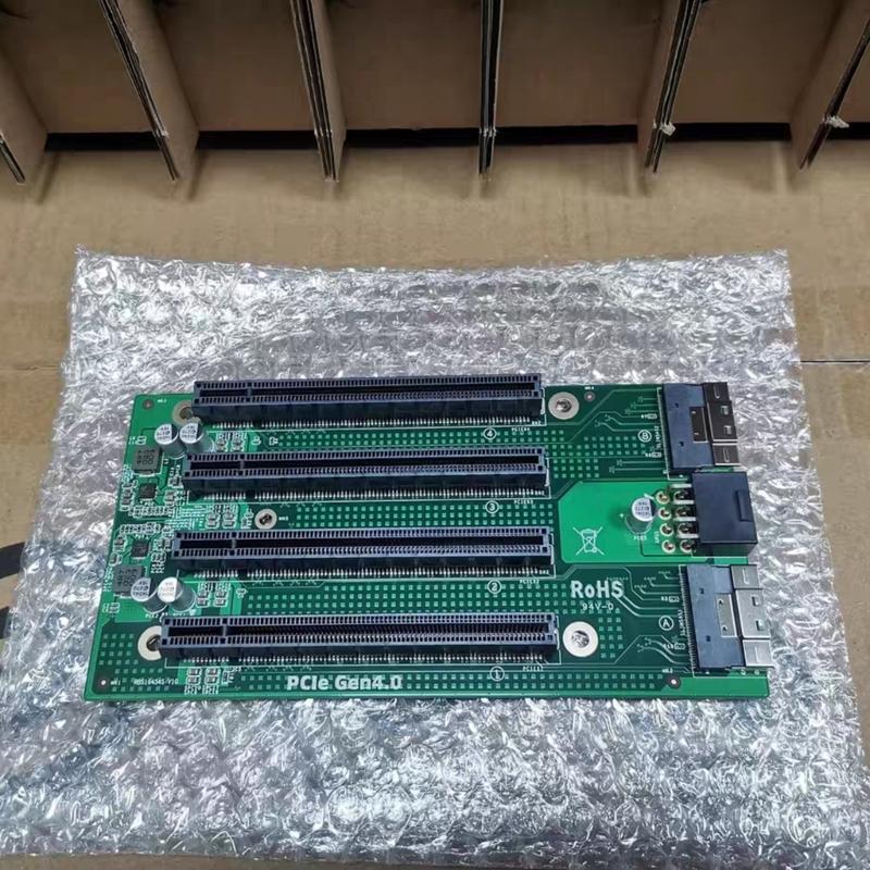 SFF-8654 to PCIe 4.0 x4 Converters Supports SFF-8654 8i to PCIe 4.0 x4 x16 Gen4.0 Interfaces Convert Card Adapters