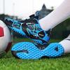2023 New School Season Children's Football Shoes Rotating Button Boys Short Nails TF Training Football Shoes