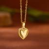 Twisted Heart Necklaces for Women Stainless Steel Gold Color Necklace Choker Retro Retro Aesthetic Jewelry Accessories Collar