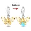 Charm Bead Components Copper Metal Golden Bee Charm Bead Component Insect Bead Components Designed For 3mm Authentic Original Bracelet High Quality