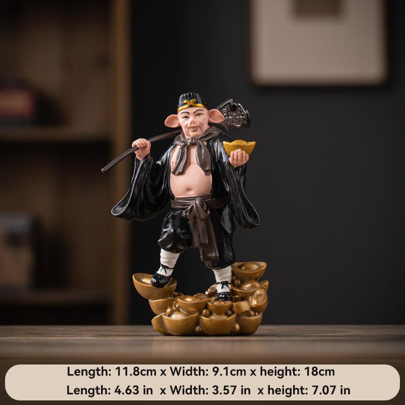 

Смола Мифологический телевизионный Путешествие на Запад персонажи скульптуры фигурки Украшение для дома гостиной офиса стола